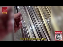 Алюминиевые наружные полы T формовочные переходные полосы Металлические полосы разделителей полов