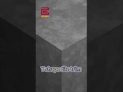 Алюминиевая плитка в форме Y. Трехстороннее бесшовное соединение + водонепроницаемость.