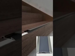 Гибкая нескользящая алюминиевая лестничная носовая кромка