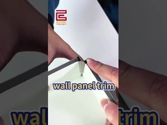 Белая стена Край плитки Керамическая металлическая плитка Крайняя отделка после плитки