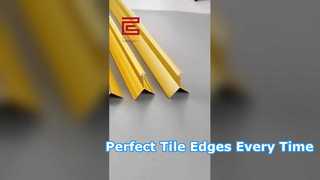 Aluminum Y Shape Tile Trim | External Corner Edge Protection Profile #aluminumtrim