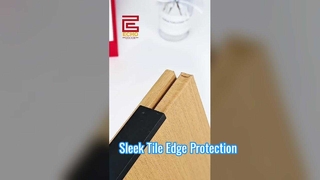 Алюминиевая кромка F-типа: идеально подходит для отделки стен и пола