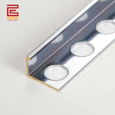 качество  Straight Brass Profile 2.7m Brass Tile Edge Trim Strips For Bathroom завод