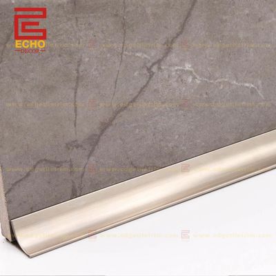 Нержавеющая сталь пол Half Bullnose Пальто для юбки Профили 120 мм