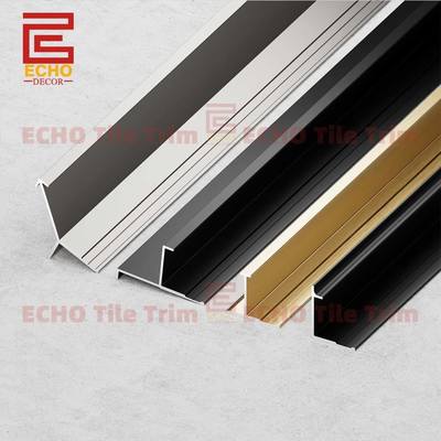 Aluminum Wall Board Trim Bathroom Wall Panel Trim PVC Panel Edge Trim